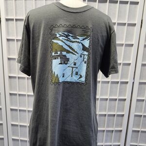 Cotopaxi Charcoal Tee with Mountain Graphic